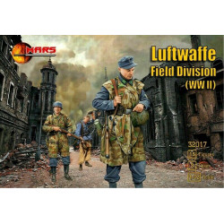 Mars Figures 32017 - 1/32 Luftwaffe Field Division WWII (15 figure), model kit