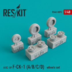 AIDC IDF F-CK-1 A/B/C/D Wheel Set 1/48 Reskit RS48-0092