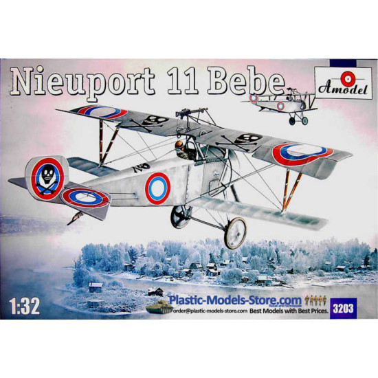 Nieuport 11 Scout Bebe French fighter WWI 1/32 Amodel 3203
