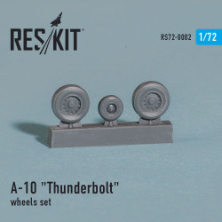 Fairchild Republic A-10 Thunderbolt wheels set 1/72 Reskit RS72-0002