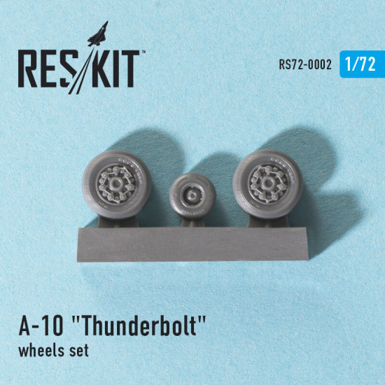 Fairchild Republic A-10 Thunderbolt wheels set 1/72 Reskit RS72-0002