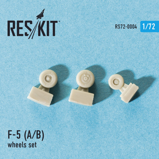 Northrop F-5 A/B Freedom fighter wheels set 1/72 Reskit RS72-0004