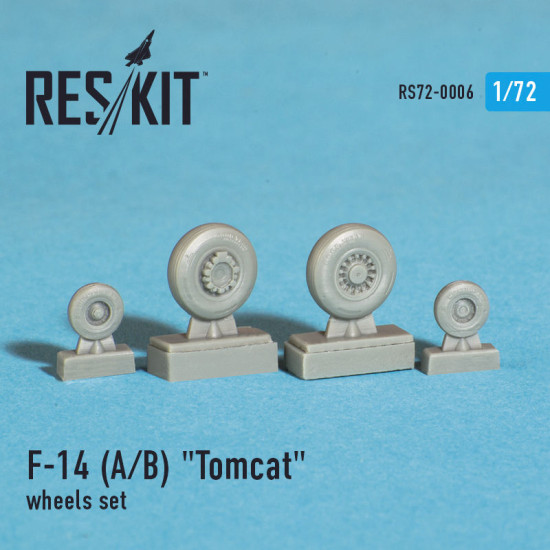 Grumman F-14 Tomcat wheels set 1/72 Reskit RS72-0006