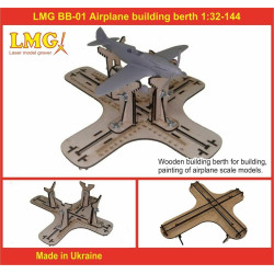 LMG BB-01 1/32-1/144 Airplane building berth, Laser Model Graving, Stand