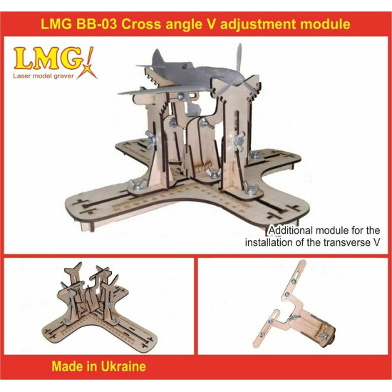 LMG BB-03 - 1/72 - 1/32 Cross angle V adjustment module (for LMG BB-01), tool