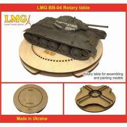 LMG BB-04 Rotary table for plastic model kits Laser Model Graving building berth