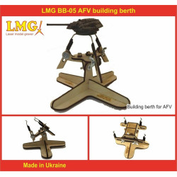 LMG BB-05 - 1/72-1/35 AFV building berth for plastic model kit, Laser Graving