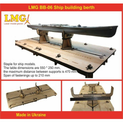 LMG BB-06 Ship building berth for plastic model kits, Laser Model Graving
