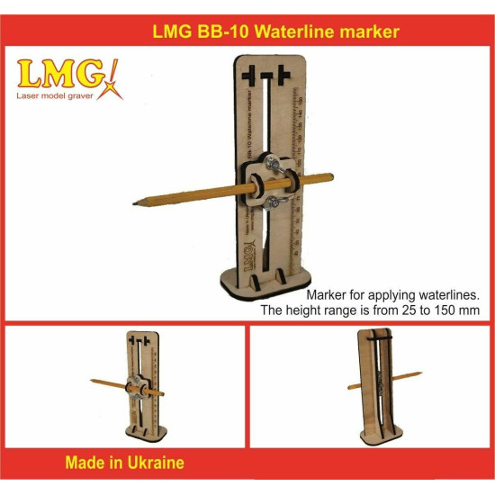 LMG BB-10 Waterline marker for for applying waterlines, Laser Model Graving