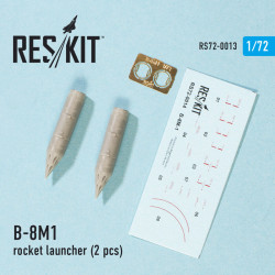 Resin rocket launcher B-8M1 (2 pcs) 1/72 Reskit RS72-0013