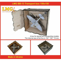 LMG BB-13 - 1/72 Transport box 150x150 for plastic model kits, Laser Graving