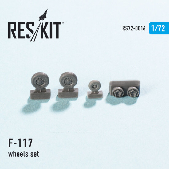 Resin wheels set for Lockheed F-117 1/72 Reskit RS72-0016