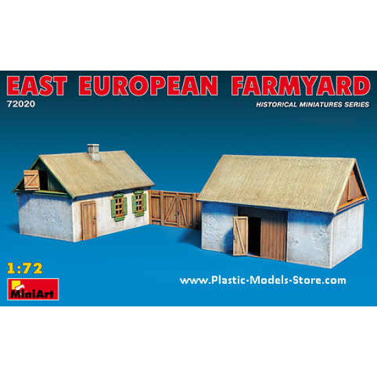 East European Farmyard for dioramas 1/72 Miniart 72020