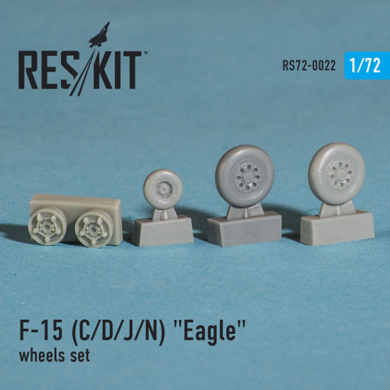 McDonnell Douglas F-15 Eagle wheels set 1/72 Reskit RS72-0022