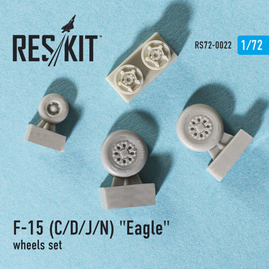 McDonnell Douglas F-15 Eagle wheels set 1/72 Reskit RS72-0022