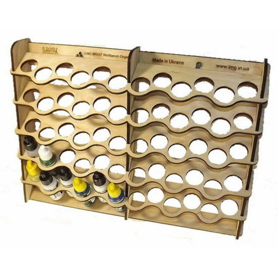 LMG WO-07 Wall-mounted paint module 60*25 mm, Laser Model Graving, storage shelf LMG WO-07 Wall-mounted paint module 60*25 mm, Laser Model Graving, storage shelf