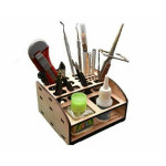 LMG WO-10 Stand for glue and various small items, Laser Model Graving, shelf