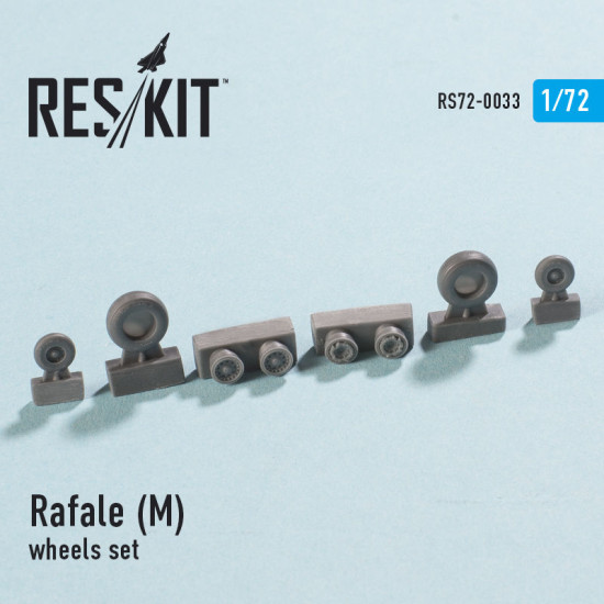 Dassault Rafale (M) wheels set 1/72 Reskit RS72-0033