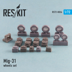 MiG-31 wheels set 1/72 Reskit RS72-0036