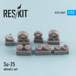 Su-25 wheels set 1/72 Reskit RS72-0037