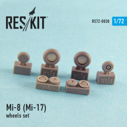 Mi-8 (Mi-17) wheels set 1/72 Reskit RS72-0038