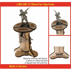 LMG BB-12 Stand for working with figures plastic model kit, Laser Model Graving