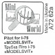 PITOT FOR I-75 MODELSVIT PLASTIC MODEL KIT MODEL KIT 1/72 MINI WORLD 7262A