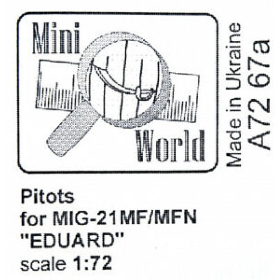 PITOTS FOR MIG-21MF EDUARD PLASTIC MODEL KIT 1/72 MINI WORLD 7267A