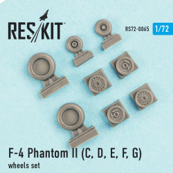 F-4 Phantom II (C, D, E, F,G) wheels set 1/72 Reskit RS72-0065