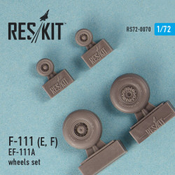 General Dynamics F-111 (E, F) / EF-111A wheels set 1/72 Reskit RS72-0070