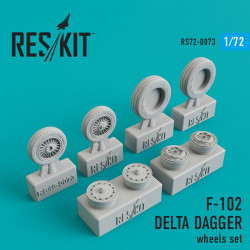 Convair F-102 Delta Dagger wheels set 1/72 Reskit RS72-0073