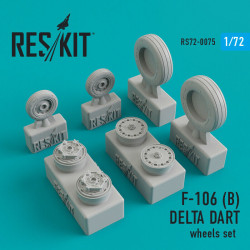 Convair F-106 (B) Delta Dart wheels set 1/72 Reskit RS72-0075