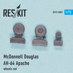 McDonnell Douglas AH-64 Apache wheels set 1/72 Reskit RS72-0081