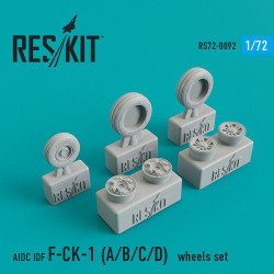 AIDC IDF F-CK-1 A/B/C/D Wheel Set 1/72 Reskit RS72-0092