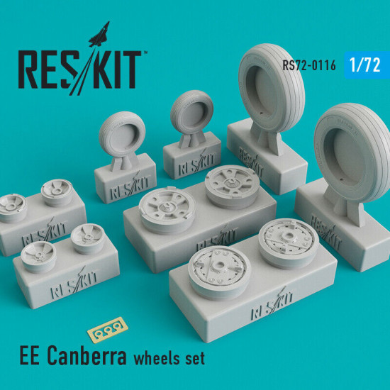 EE Canberra wheels set 1/72 Reskit RS72-0116