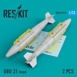 Resin for GBU 31 Bomb (2 pcs) 1/72 Reskit RS72-0119