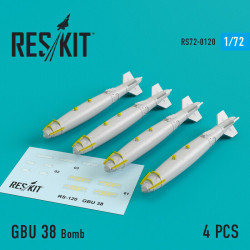 Resin for GBU 38 Bomb (4 pcs) 1/72 Reskit RS72-0120