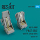 Set MI-24 hind. Pilot seat with PE safety belts 1/72 Reskit RSU72-0005
