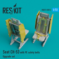 Seat CH-53, MH-53 with PE safety belts 1/72 Reskit RSU72-0012