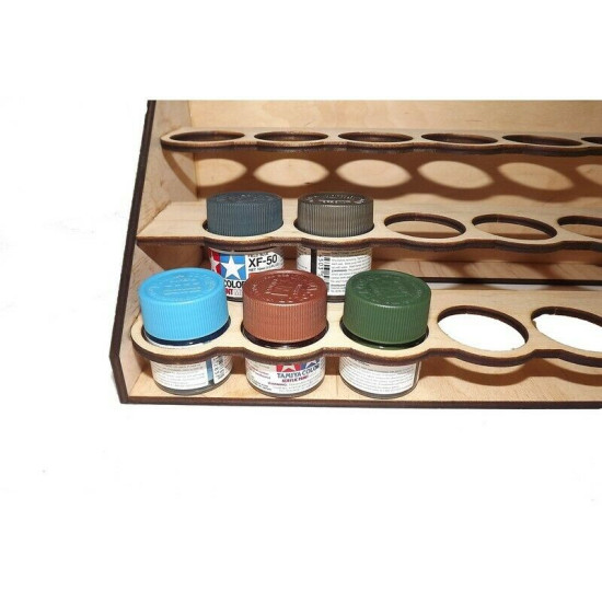 LMG WO-1211 Paint Stand for 26 tanks, storage shelf, Laser Model Graving