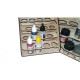 LMG WO-1216 Corner Paint Stand size is 380x380x150 mm shelf, Laser Model Graving