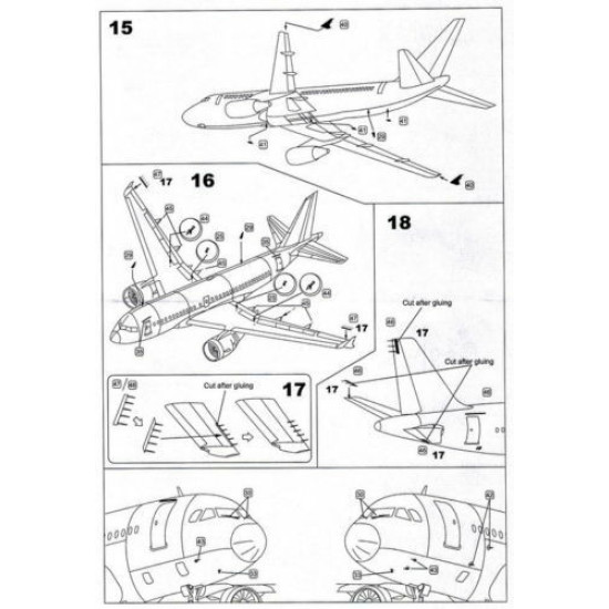 Airbus A319 (Revell) 1/144 Metallic Details MD-PE14401