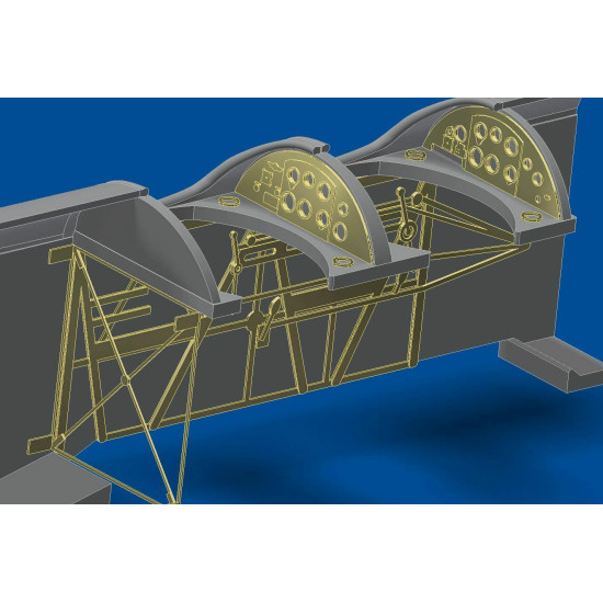 Detailing set for aircraft model U-2/Po-2 (ICM) 1/48 Metallic Details MD4803