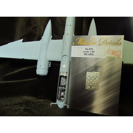 Detailing set for He-219 (Tamiya) 1/48 Metallic Details MD4806