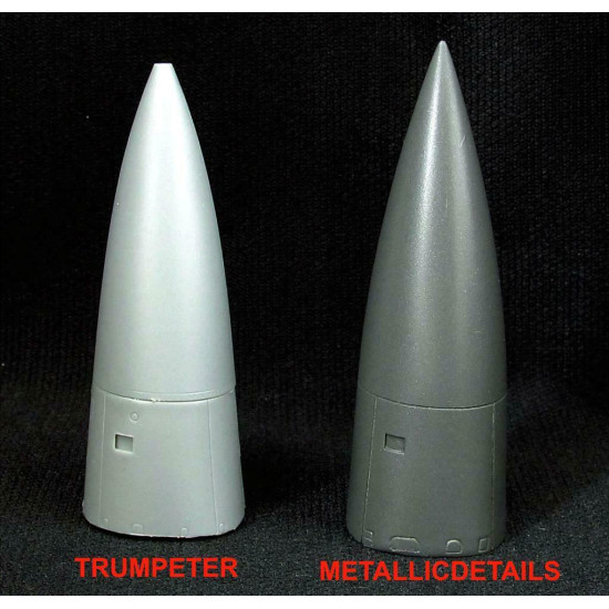 Nose cone for model aircraft MiG-23 1/48 Metallic Details MDR4802