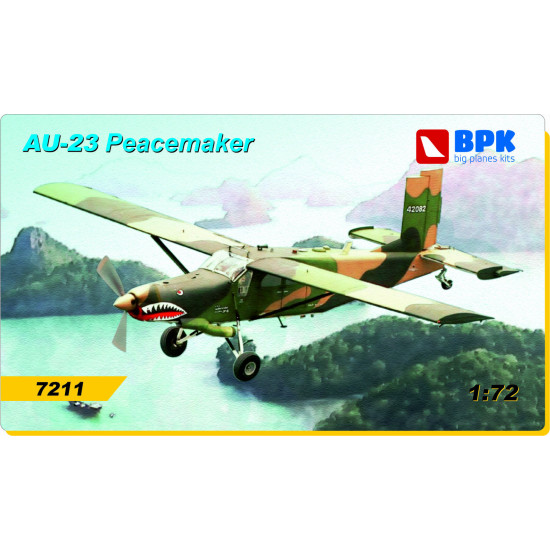 PILATUS PORTER AU-23 PEACEMAKER PLASTIC MODEL KIT 1/72 BPK 7211