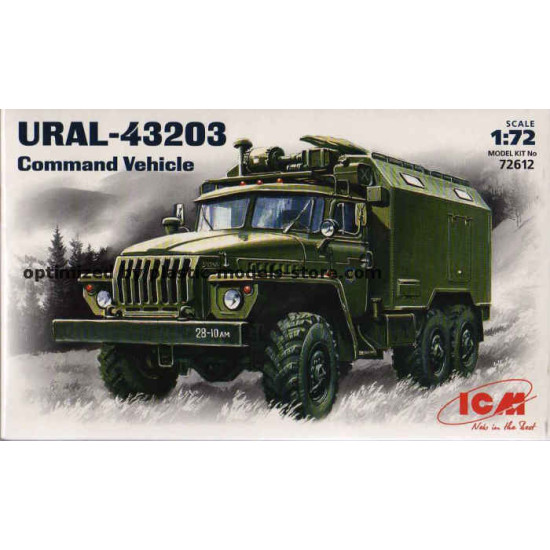 1/72 Ural-43203 Soviet Command Vehicle ICM 72612 1/72 Ural-43203 Soviet Command Vehicle ICM 72612