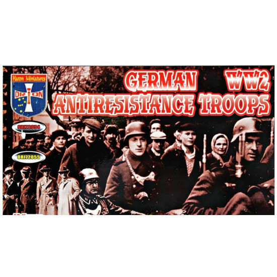 WW2 GERMAN ANTIRESISTANCE TROOPS PLASTIC MODEL KIT 1/72 ORION 72054