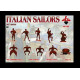 ITALIAN SAILORS, 16-17 CENTURY, SET 1 PLASTIC MODEL KIT 1/72 RED BOX 72105