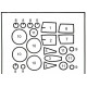 MASK FOR MODEL OF MIG-25RBT (ICM) AIRCRAFT 1/72 DAN MODELS 72114